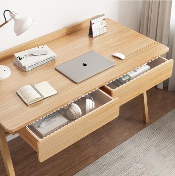 Großhandel B2B Massivholz Arbeits Tisch Computer Schreibtisch 120cm Kautschuk Set mit Stuhl